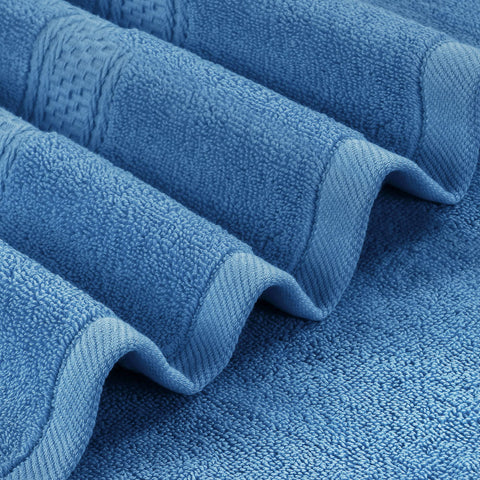 Utopia Towels ring-spun cotton 100% soft feel and durable construction.