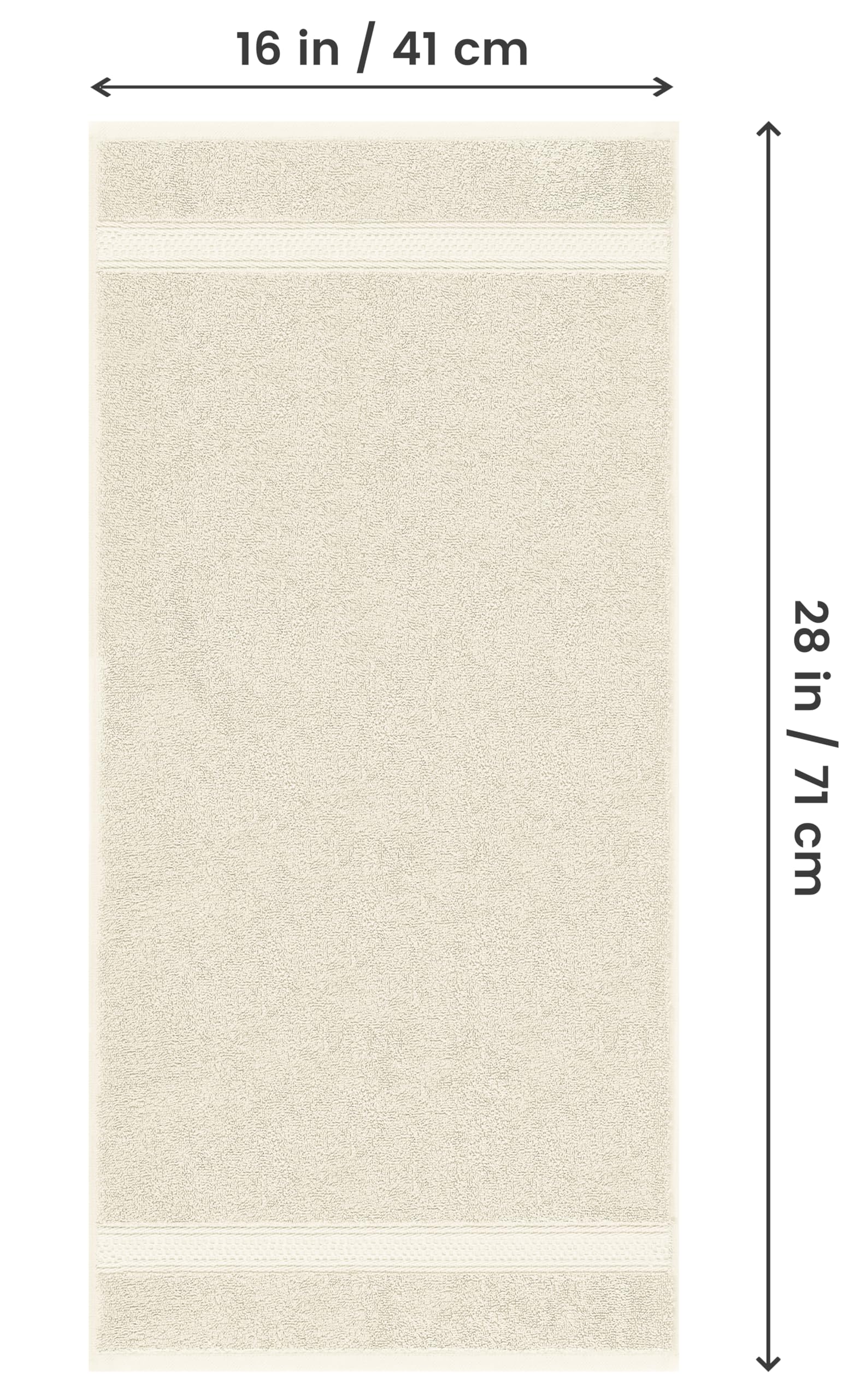 Utopia Towels close-up reveals 100% ring-spun cotton softness and durability.