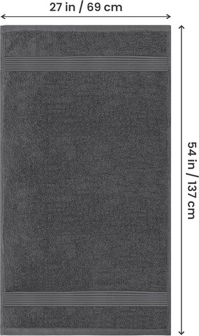 Utopia Towels 100% ring-spun cotton closeup, soft and durable fibers.