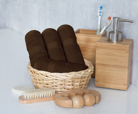 Utopia Towels ring-spun cotton fibers close-up, soft yet strong for daily use.