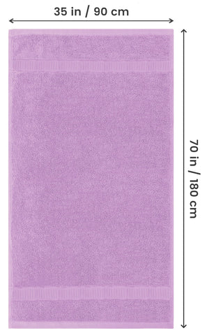Utopia Towels ring-spun cotton feels soft and highly absorbent for fast drying.