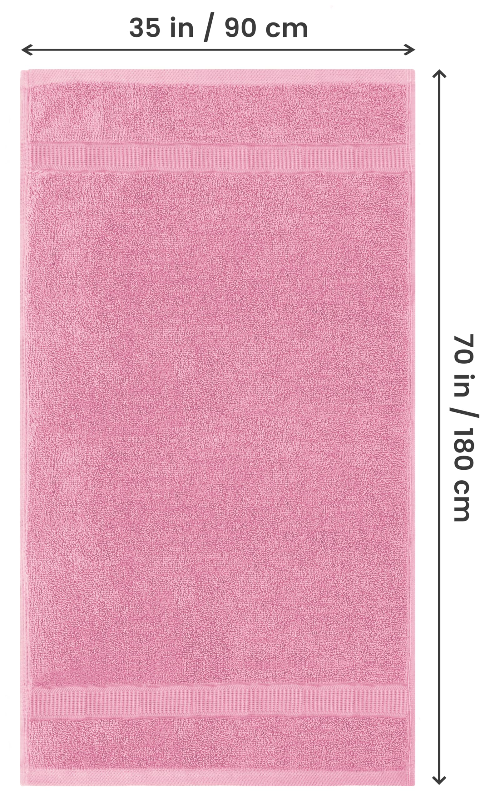 Utopia Towels ring-spun cotton softness enhances daily drying comfort