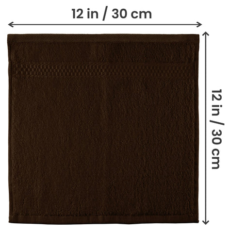 Utopia Towels soft 12x12 wash cloth, ideal for daily facial care.