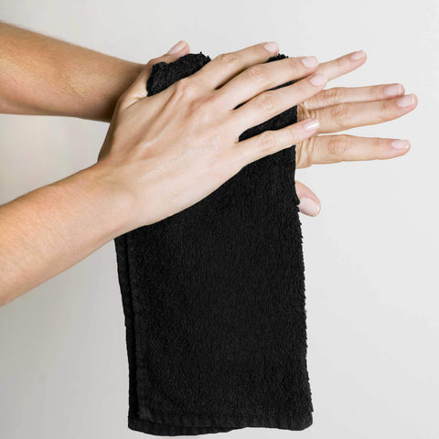 Utopia Towels soft-absorbent facial cloths with plush feel for gentle cleansing.