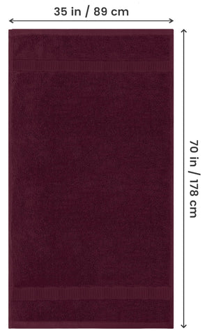 Utopia Towels soft-absorbent ring-spun cotton fabric delivers plush comfort.
