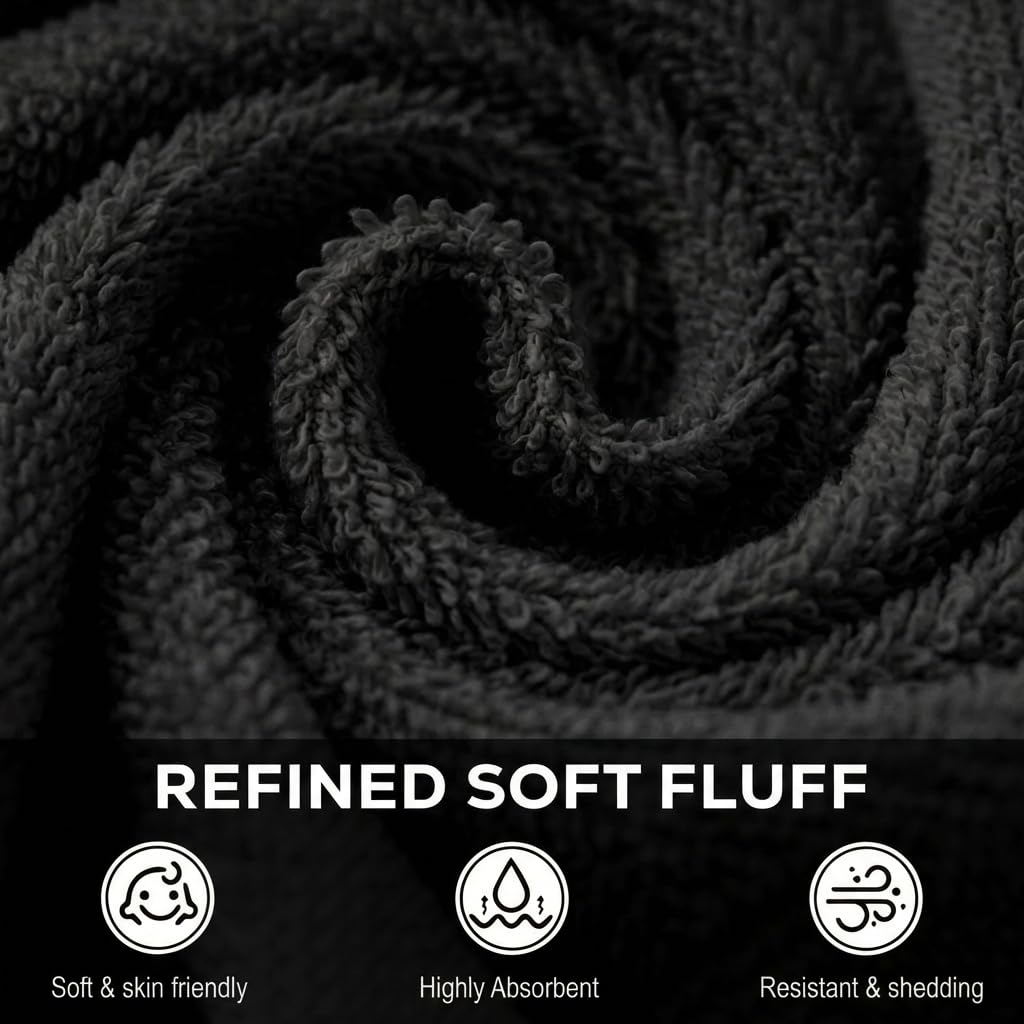 Utopia Towels soft and absorbent weave demonstrated in hand drying scenario.