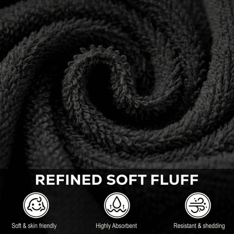 Utopia Towels soft and absorbent weave demonstrated in hand drying scenario.