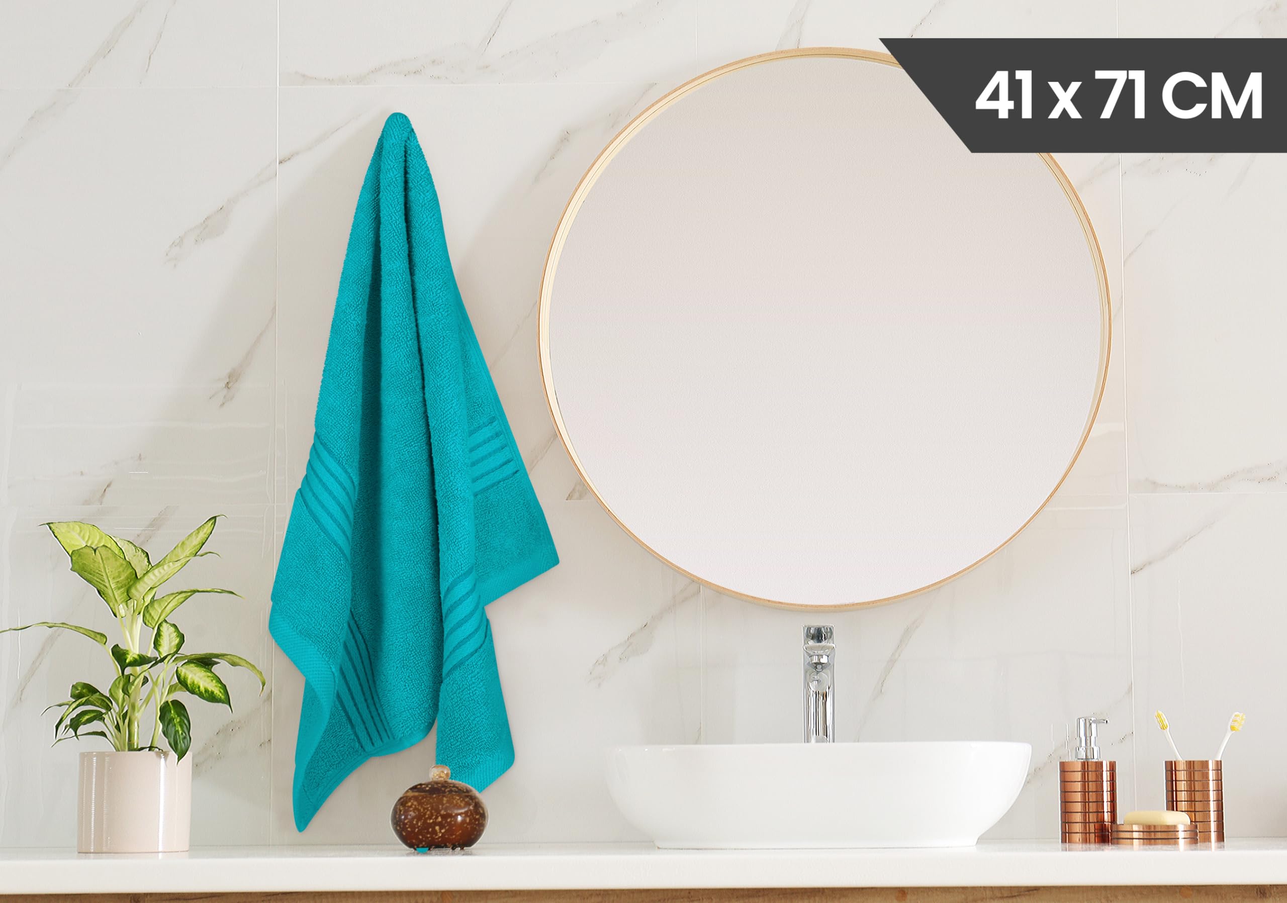 Utopia Towels travel-friendly lightweight towels ideal for trips.