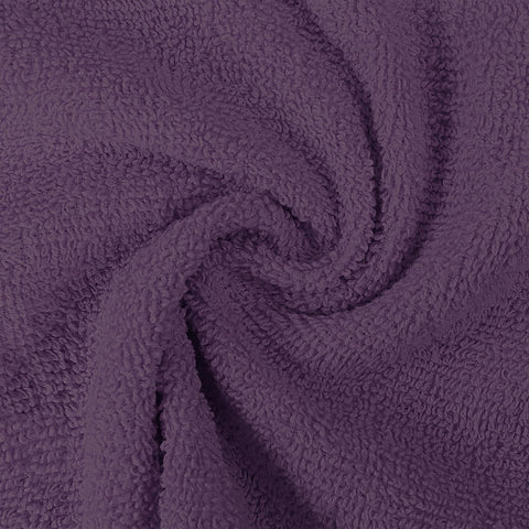 Utopia Towels 12-pack plum washcloths on display