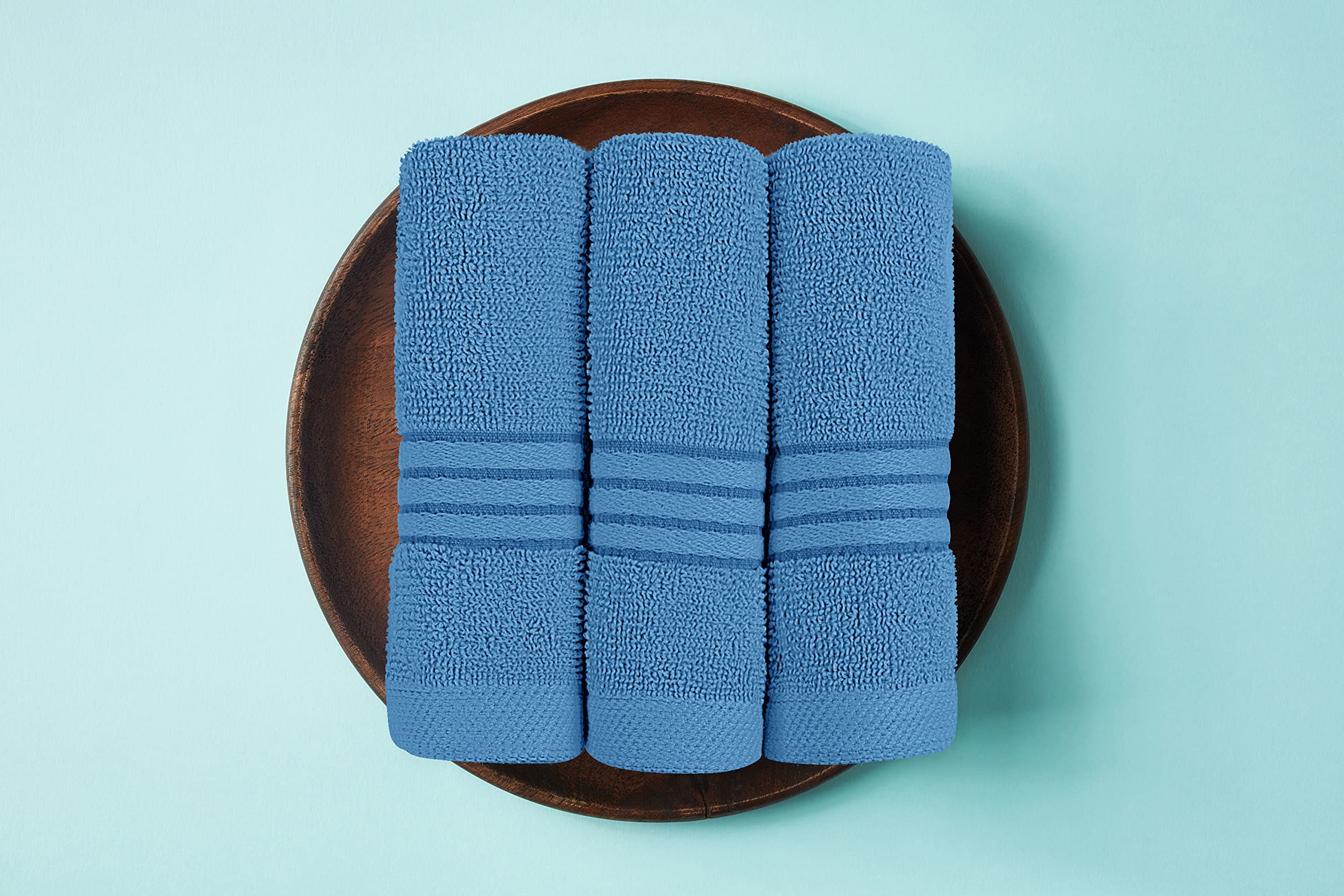 Utopia Towels washcloth close-up showing soft texture and quick absorption