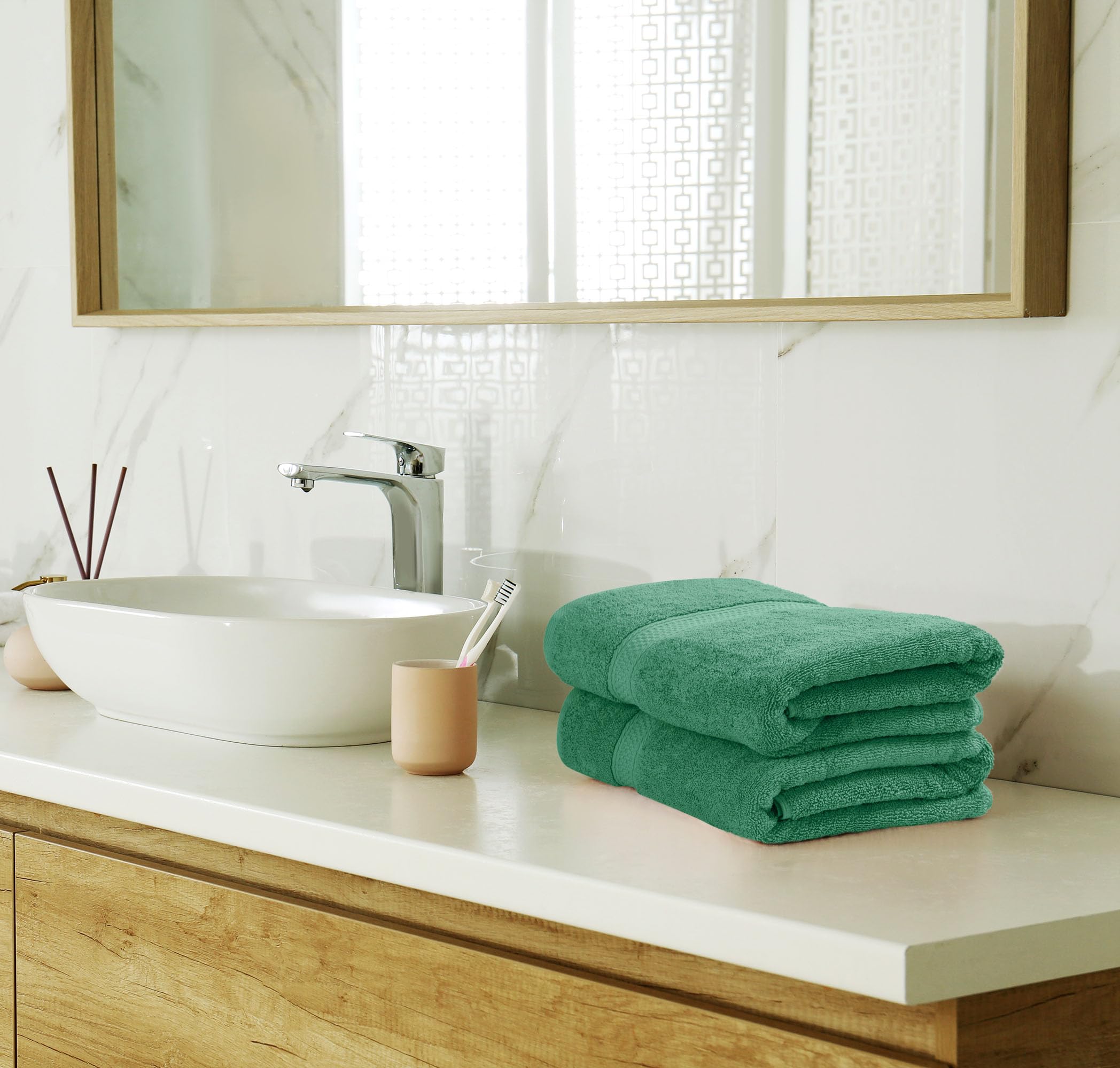 Utopia Towels washcloths-soft ideal for facial cleansing routines.