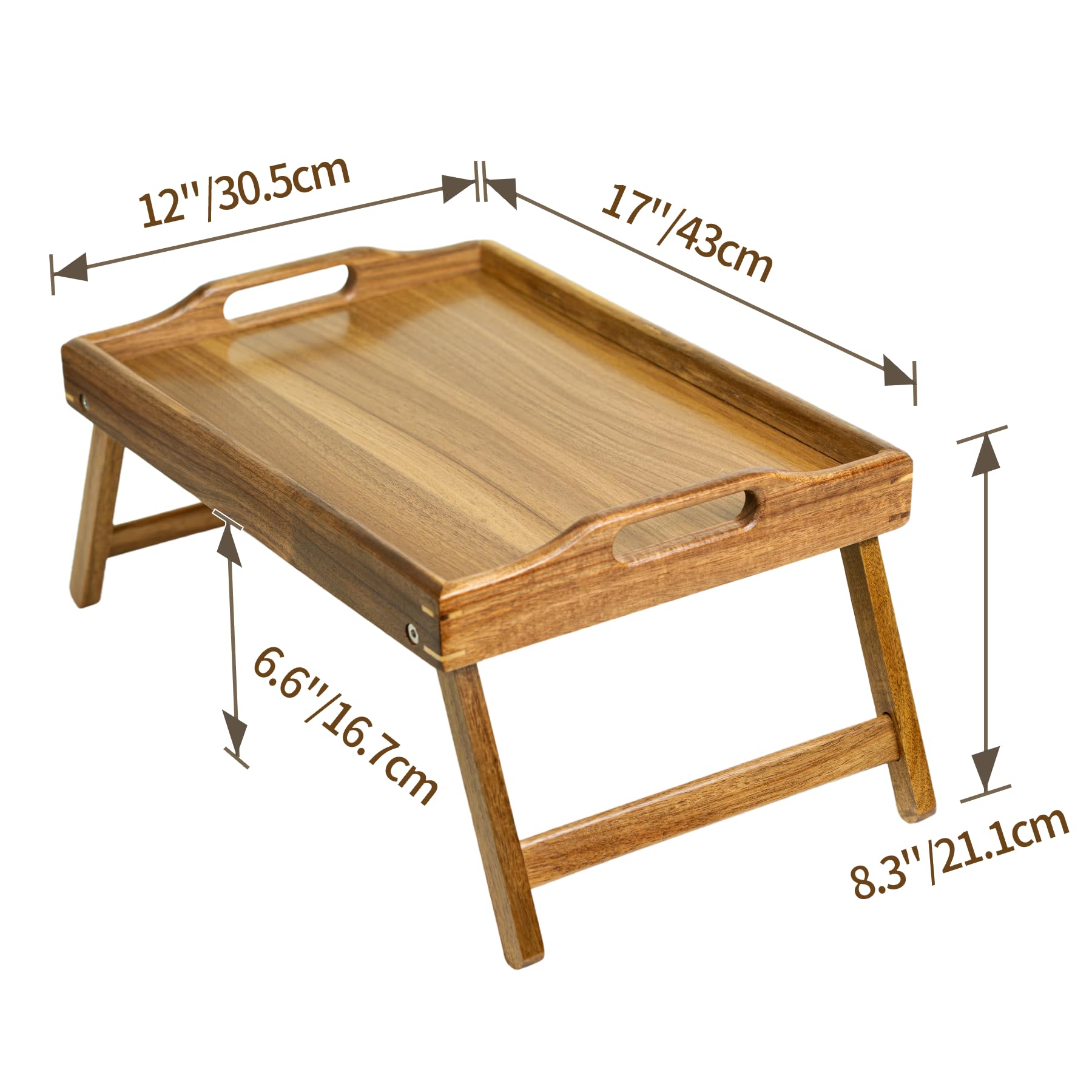 Utoplike Acacia Bed Tray designed for under-bed storage to keep spaces tidy