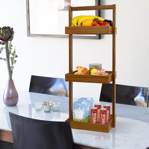 Utoplike teak corner caddy-care-cleaning keeps surface smooth with simple maintenance.