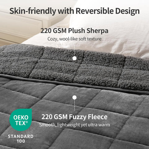Uttermara queen-size 60x80 gray blanket for relaxing nights
