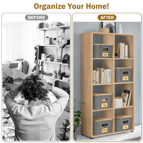 Uvellgift pantry and kitchen storage solutions in a modern grey finish.