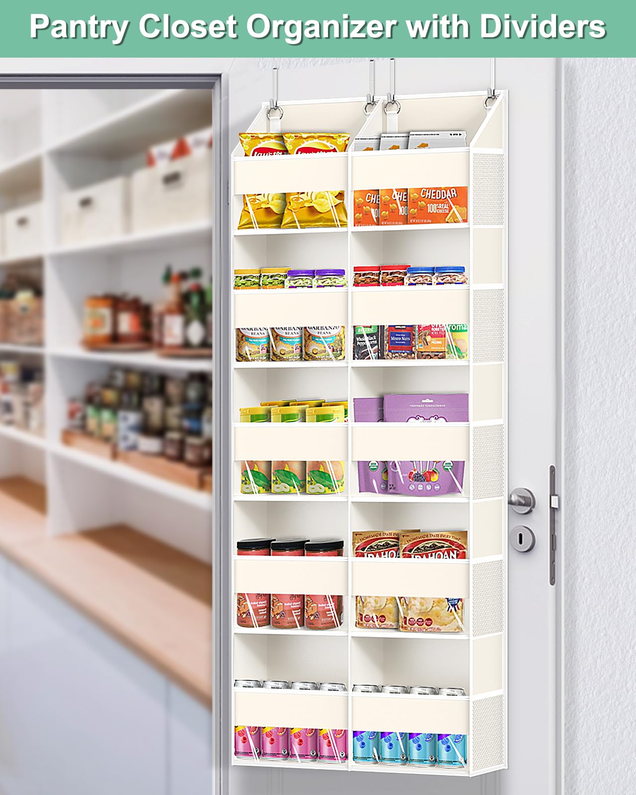 UVIAHOMI 5-tier door organizer behind-door storage design