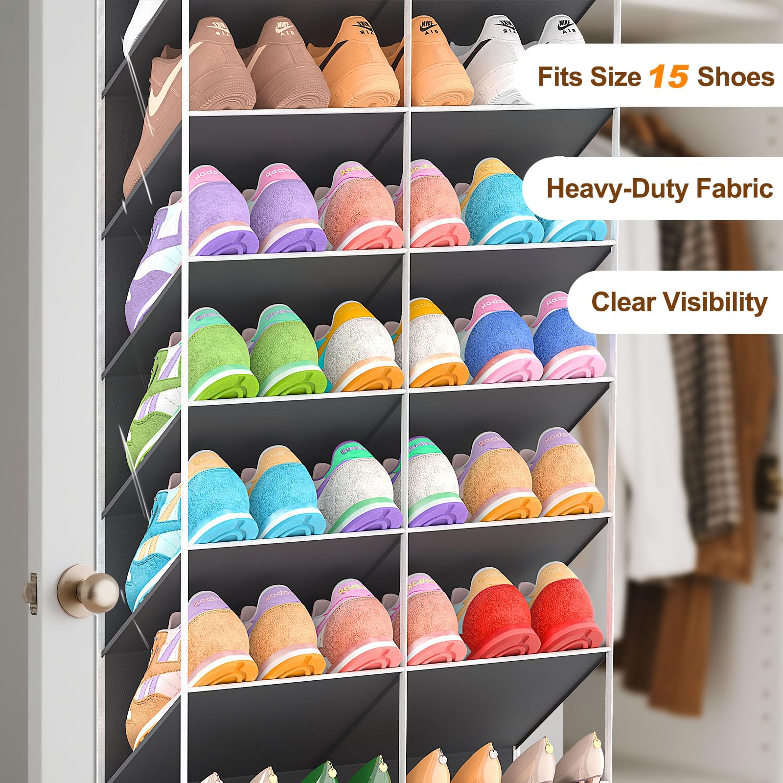 UVIAHOMI breathable fabric helps keep shoes fresh.