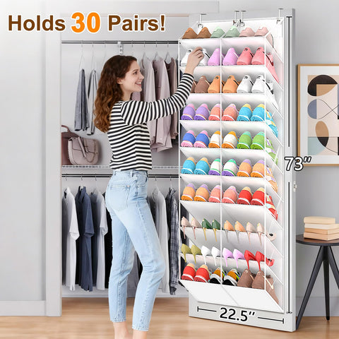 UVIAHOMI clear PVC window lets you spot shoes at a glance.