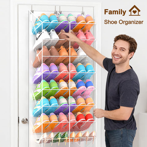 UVIAHOMI metal-hooks-hanging-system keeps the rack stable under full load.