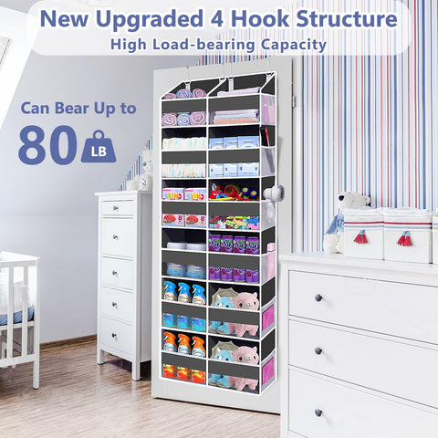 UVIAHOMI strong thickened door hooks fit most doors securely.