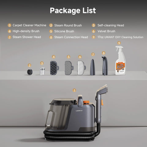 Uwant compact storage stores accessories neatly with the unit