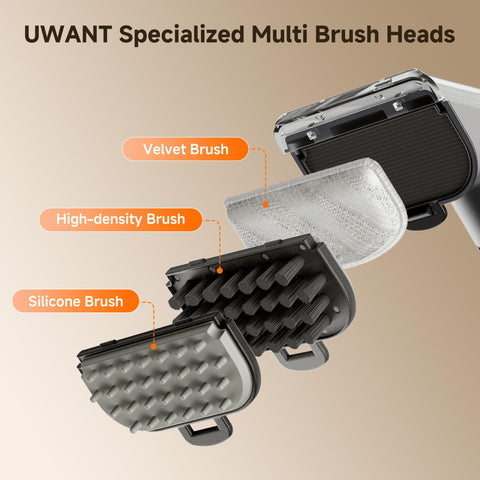 uwant portable cleaner water tank close-up highlighting 2-in-1 design