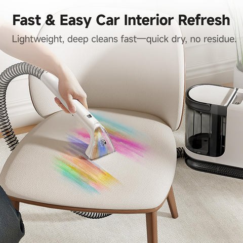 Self-cleaning brush head on Uwant cleaner highlights maintenance ease