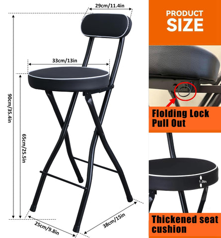 UWEAR counter-height stool with durable legs for daily use.