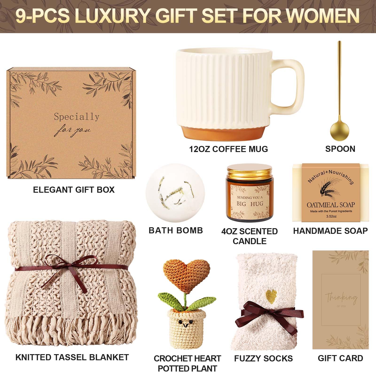 Uwingess ceramic coffee mug with gold spoon for warm, comforting mornings.