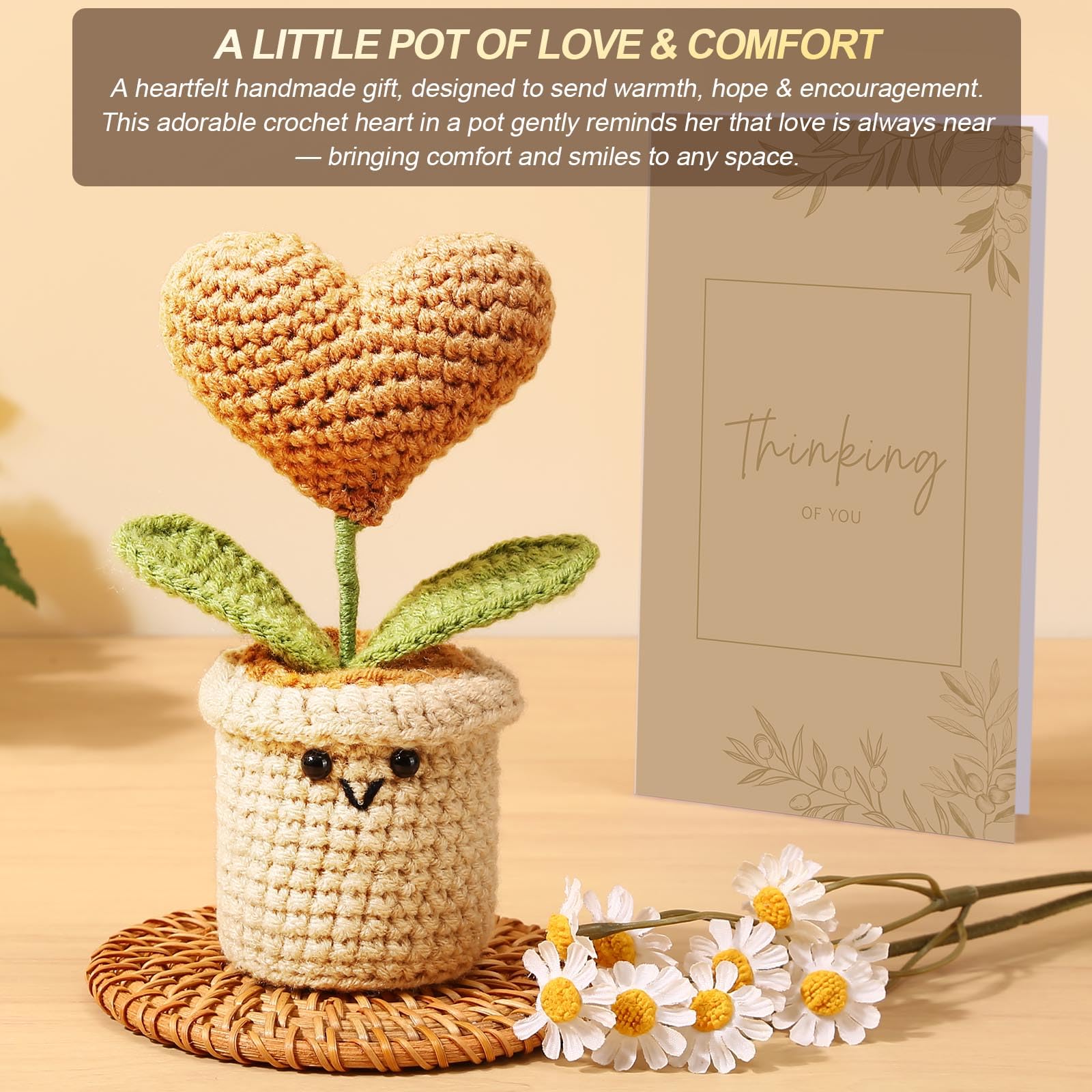 Uwingess kraft gift box with dried flowers presents ready-to-gift elegance.