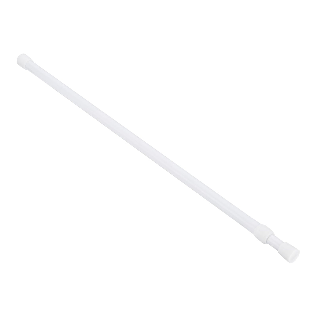 uxcell tension rod, adjustable 39-75 inches, easy no-drill installation.