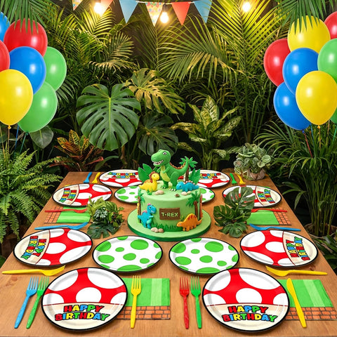 Uywgaun Dots birthday napkins soft and absorbent for spills