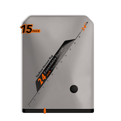 Vacbird 24-inch vacuum bag with visibility window for quick content checks.