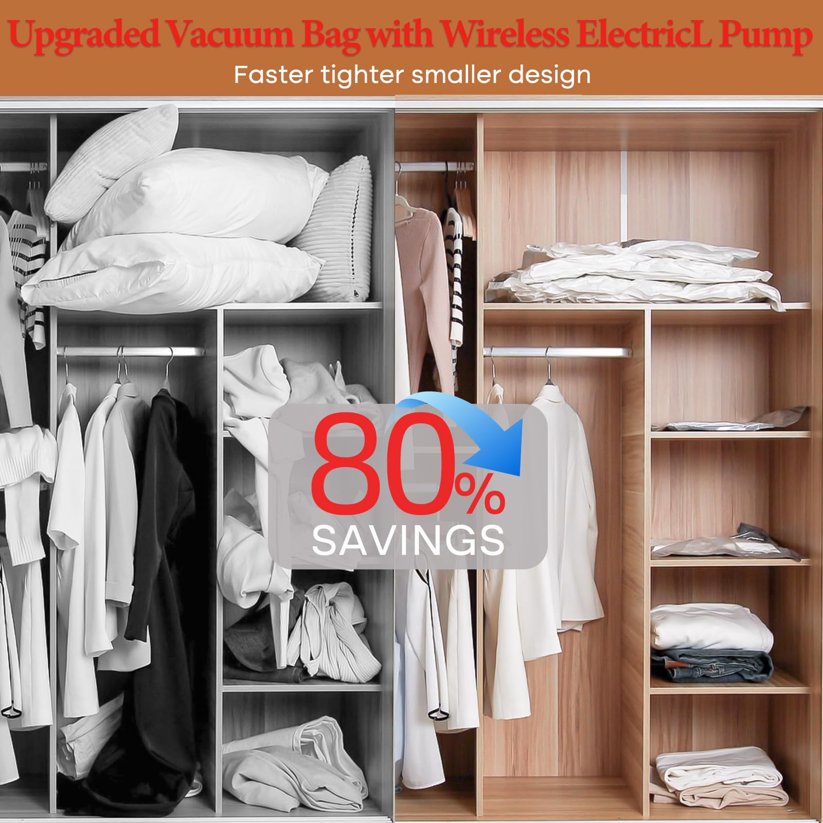 Vacbird dual-zipper seal provides airtight clothing protection.