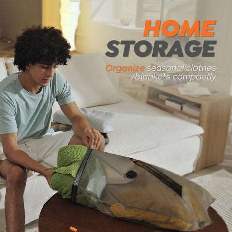 Vacbird 25-pack set shown for versatile travel and home storage
