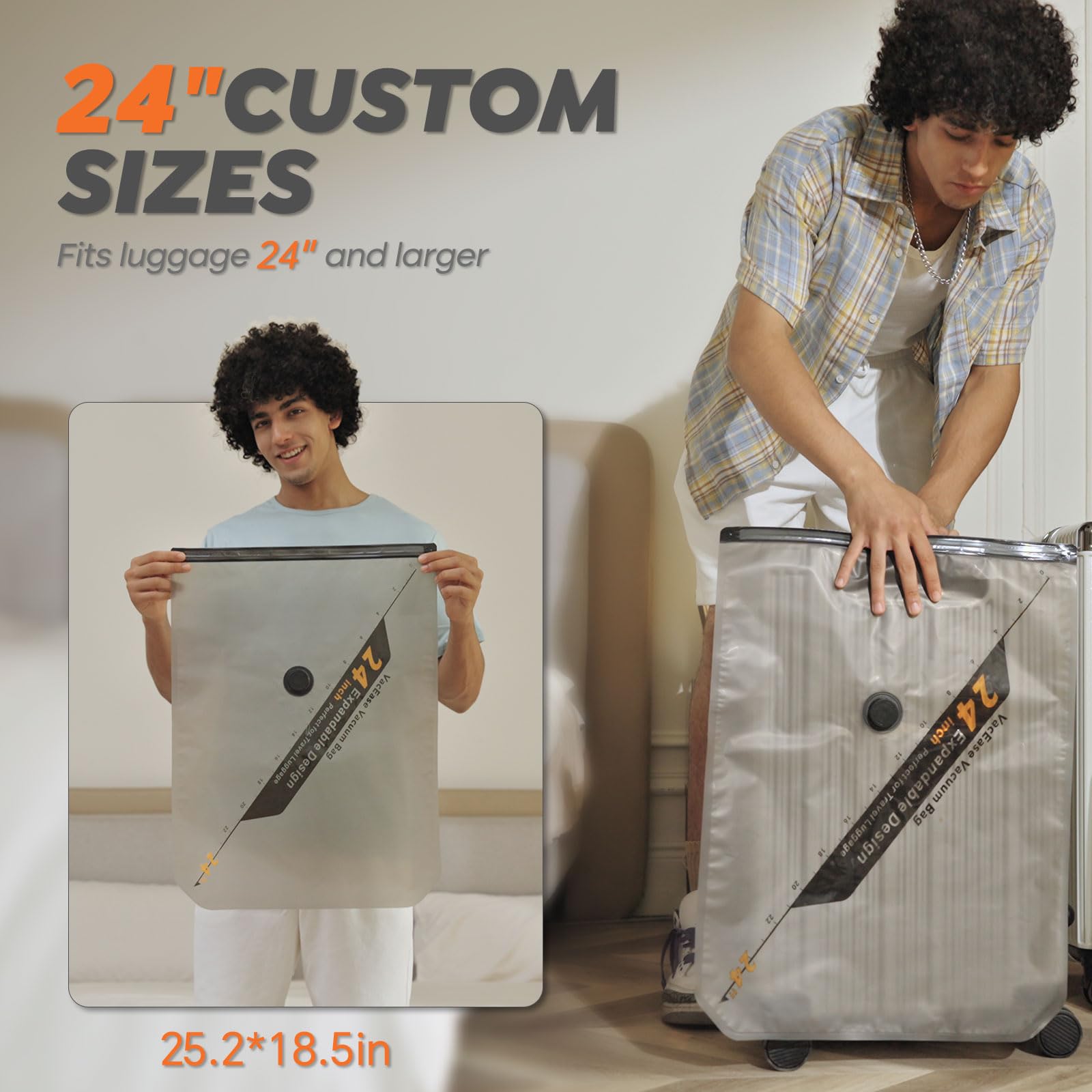 Vacbird bag showcasing safety-rounded corners for safe handling.