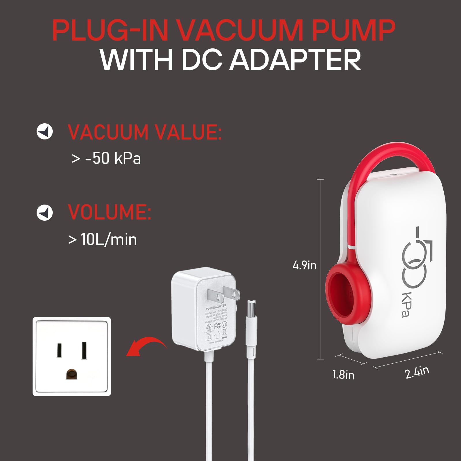 Vacbird transparent panel bags let you spot contents quickly.