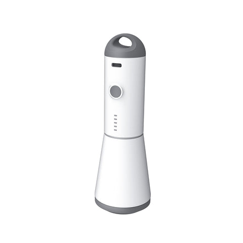 Vacbird wireless sealer battery in hand shows travel-ready compact design