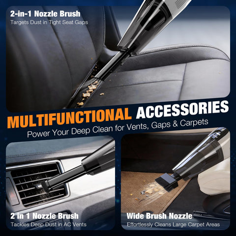 VACDRIVE dual suction modes Eco and Max for different messes