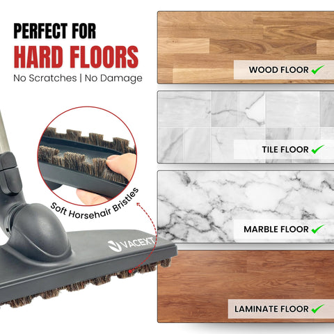 VACEXT 360degree-swivel-design demonstrates smooth navigation around furniture.