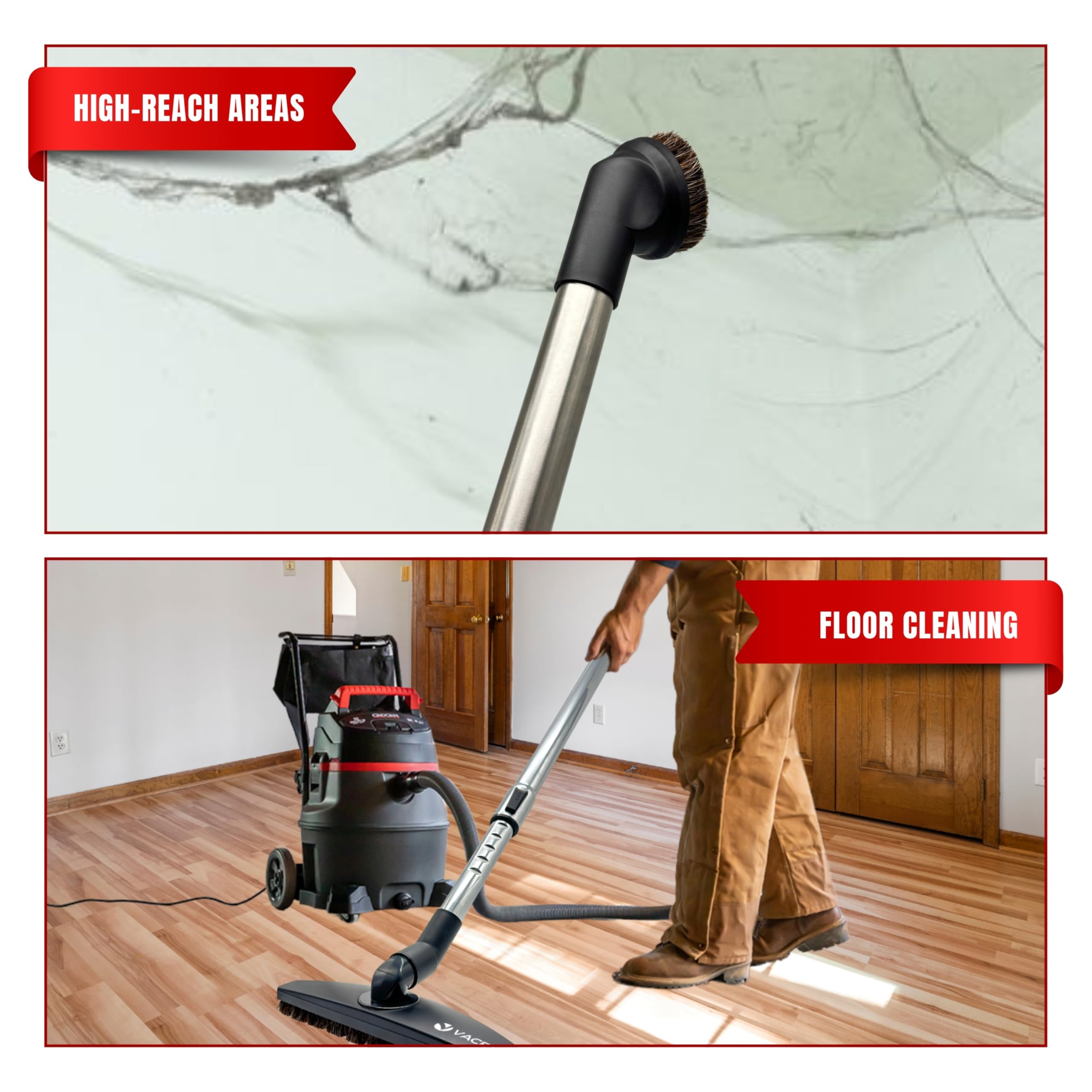 VACEXT central vacuum extension wand compatible with 1.25 inch systems