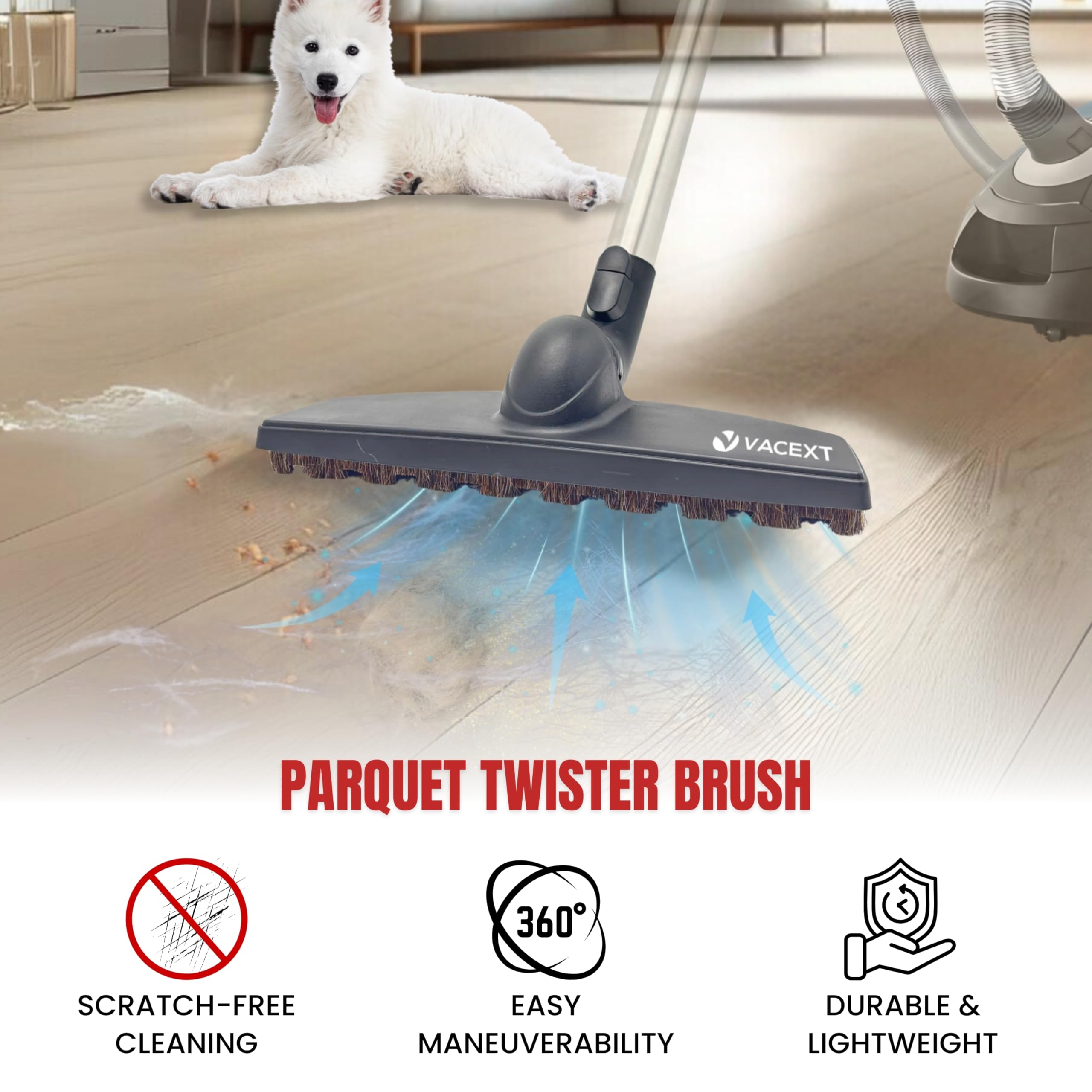 VACEXT durable-lightweight-build emphasizes long-lasting performance during daily cleaning.