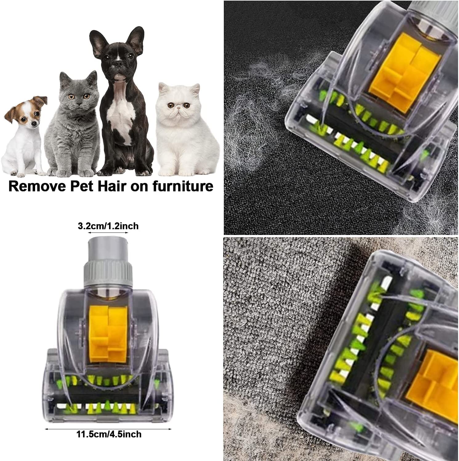 VACEXT dust attachments 1-1/4 inch set expands vacuum versatility.