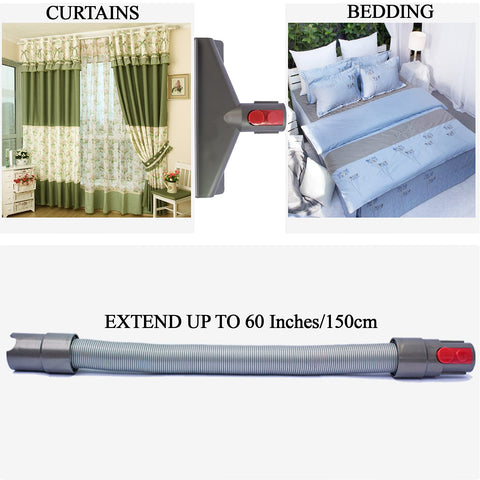 VACEXT dryer lint vacuum attachment for vent cleaning.