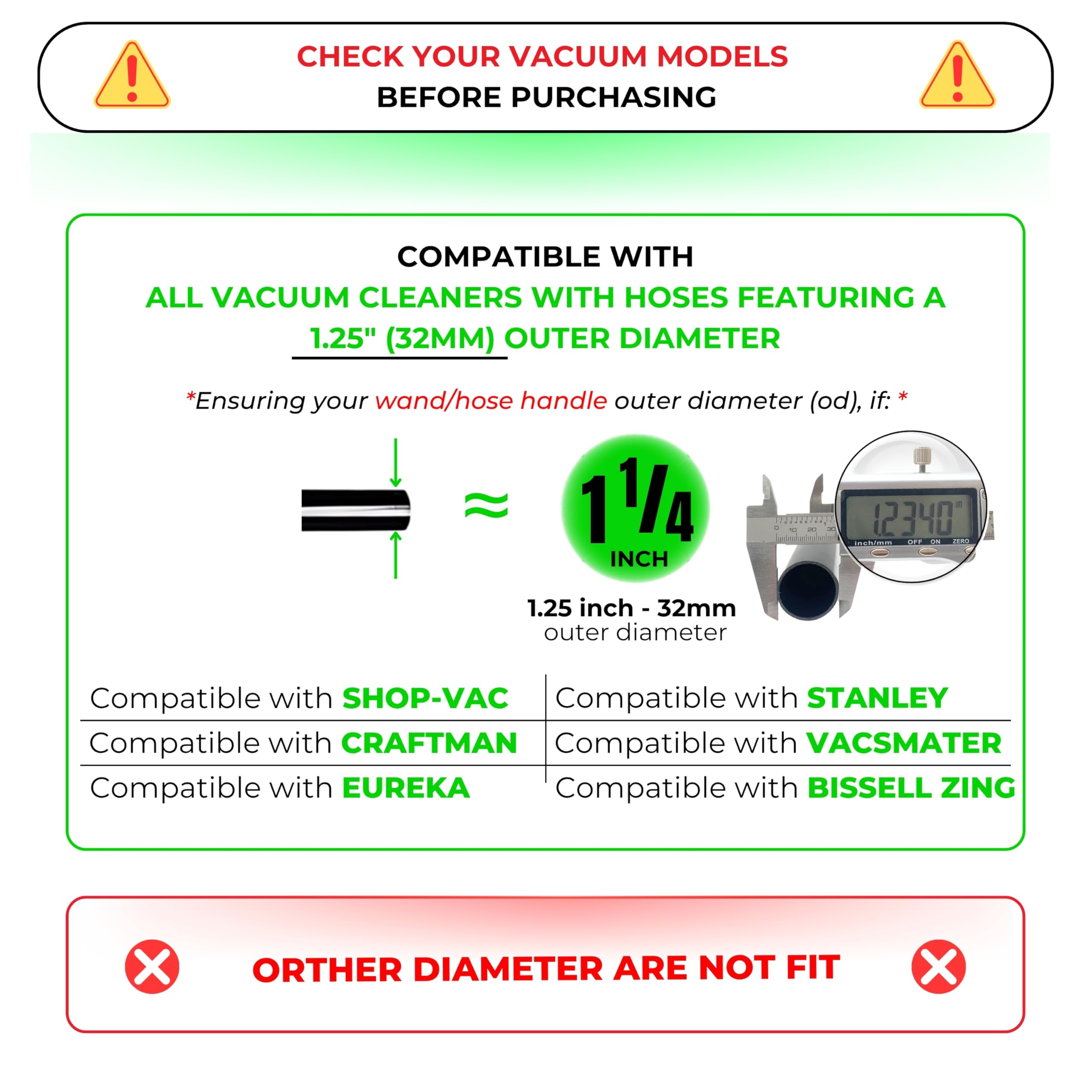 VACEXT Eureka 3670M extension wand compatibility