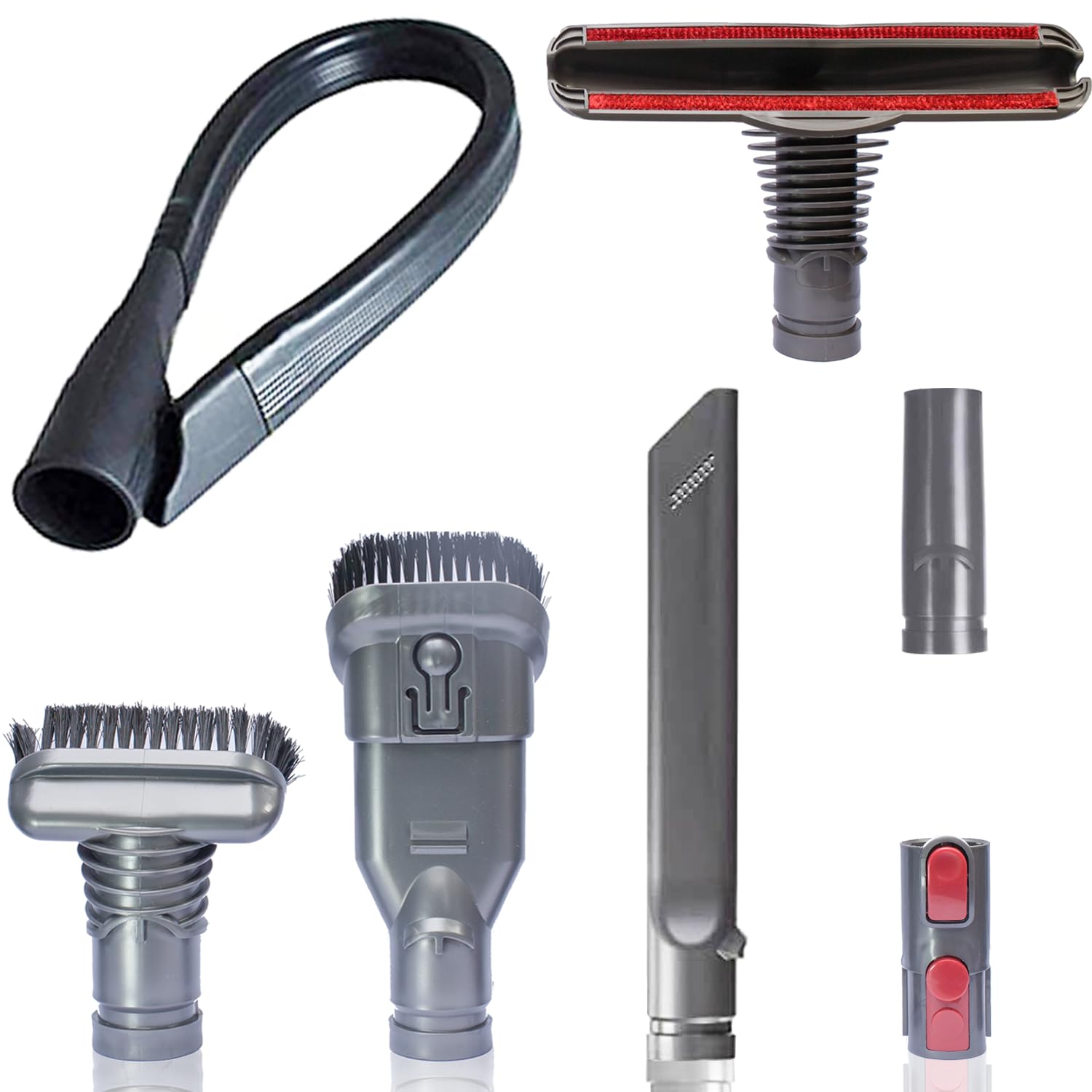 VACEXT flexible crevice tool for dryer vent reaches tight gaps to improve airflow and safety
