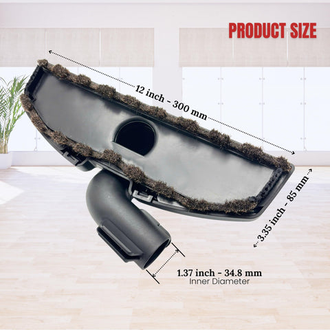 VACEXT hard-floor-cleaning-action captures debris without scratching glossy tiles.
