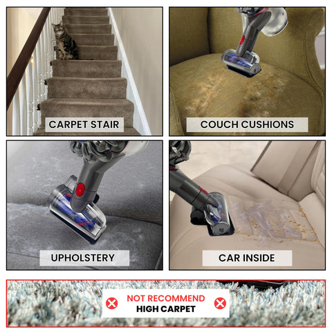 VACEXT plug-and-play quick-release feature for easy tool swap while cleaning