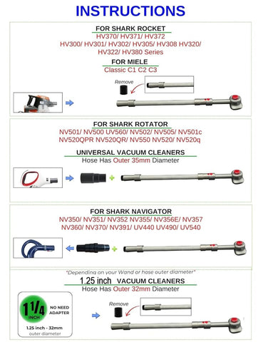 VACEXT broad compatibility with multiple vacuum brands for grooming ease