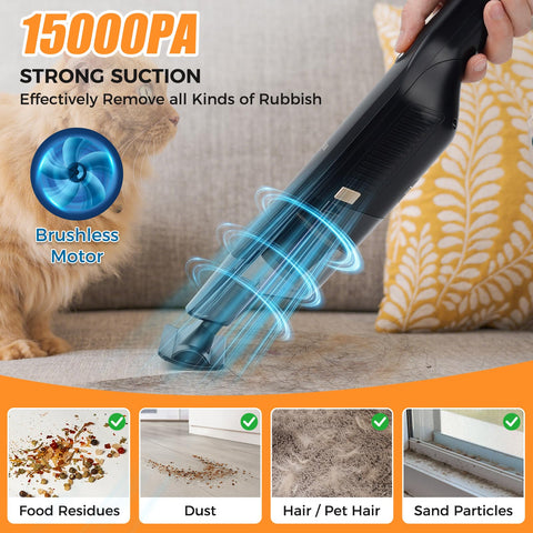 VACFAM washable HEPA filter keeps suction clean and easy maintenance